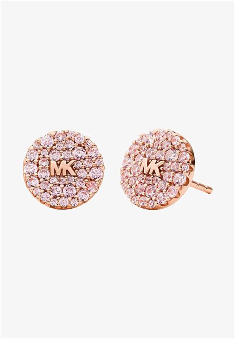 michael kors ohrringe rosegold blau|Designer.